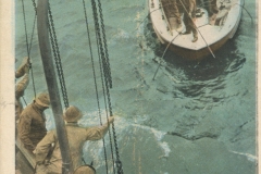 Laying mines to protect a US harbor