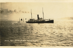 Mine Planter Major Samuel Ringold towing target Torka's Studio Port Townsend Wash