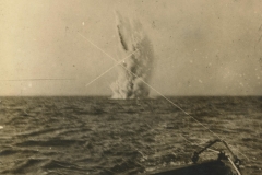 Mine practice Ft Caswell N. C. March 11 1914 second shot