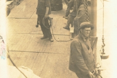 Standing by to trip a marking buoy anchor