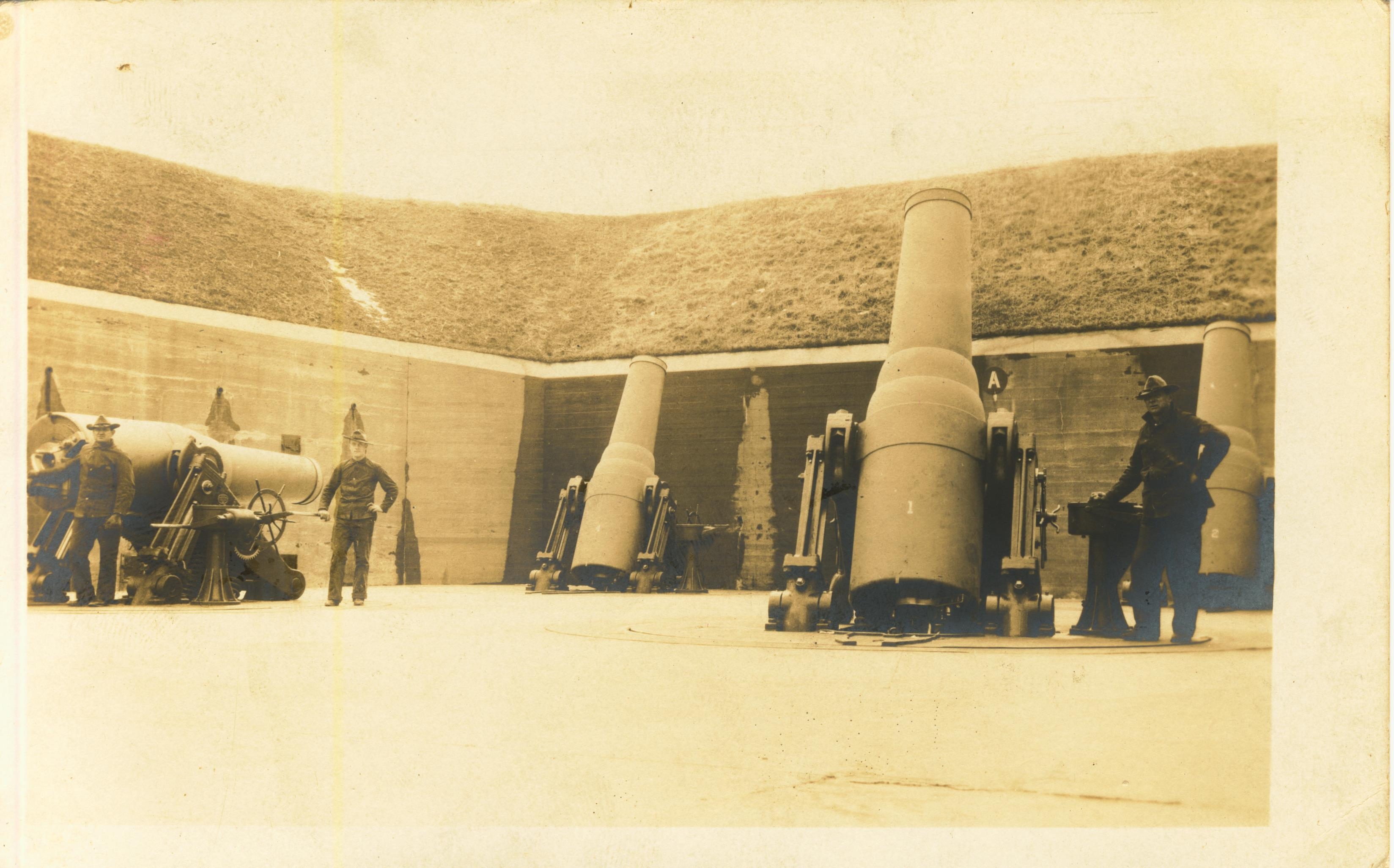 A pit of mortars