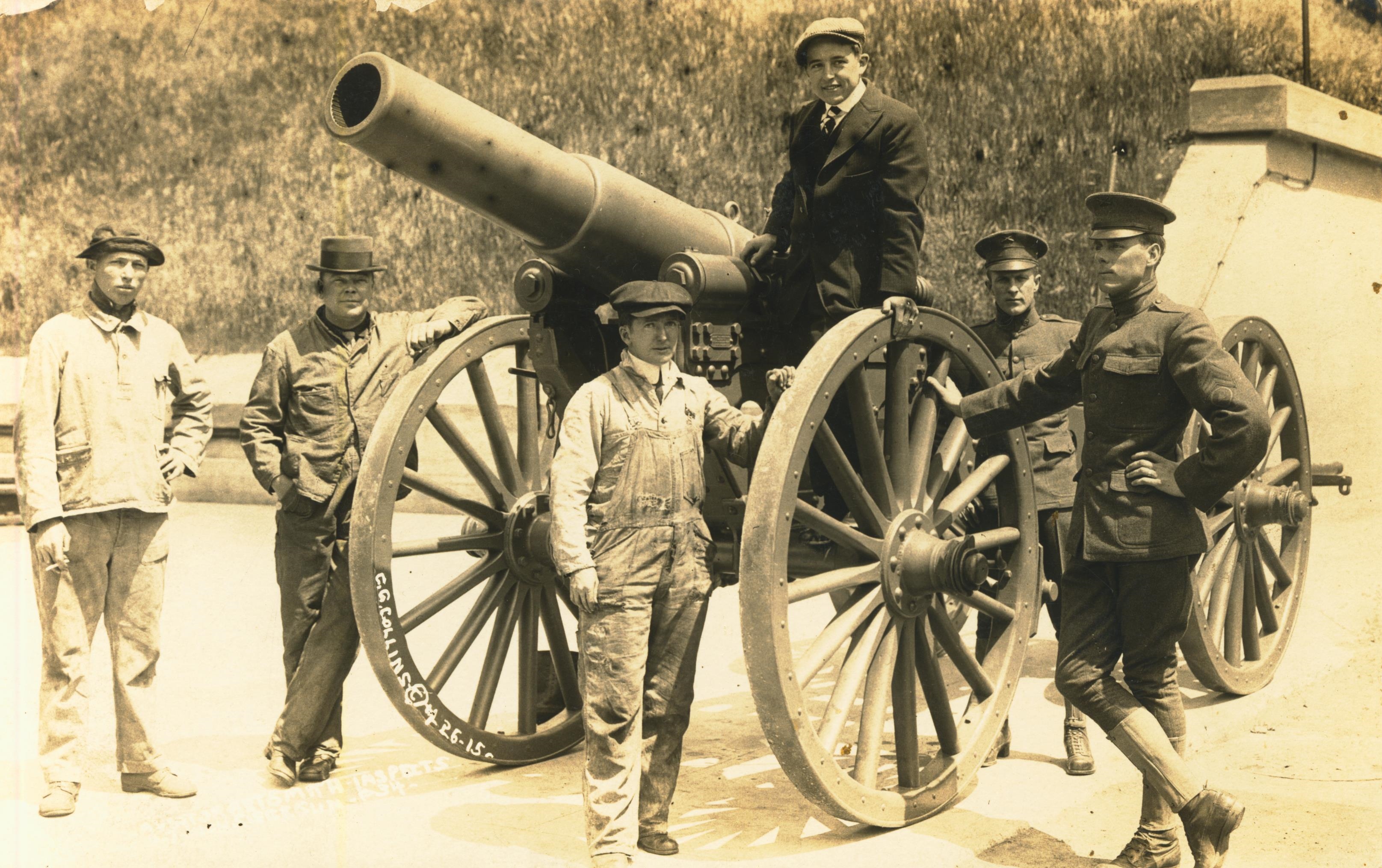 Art Smith on siege gun