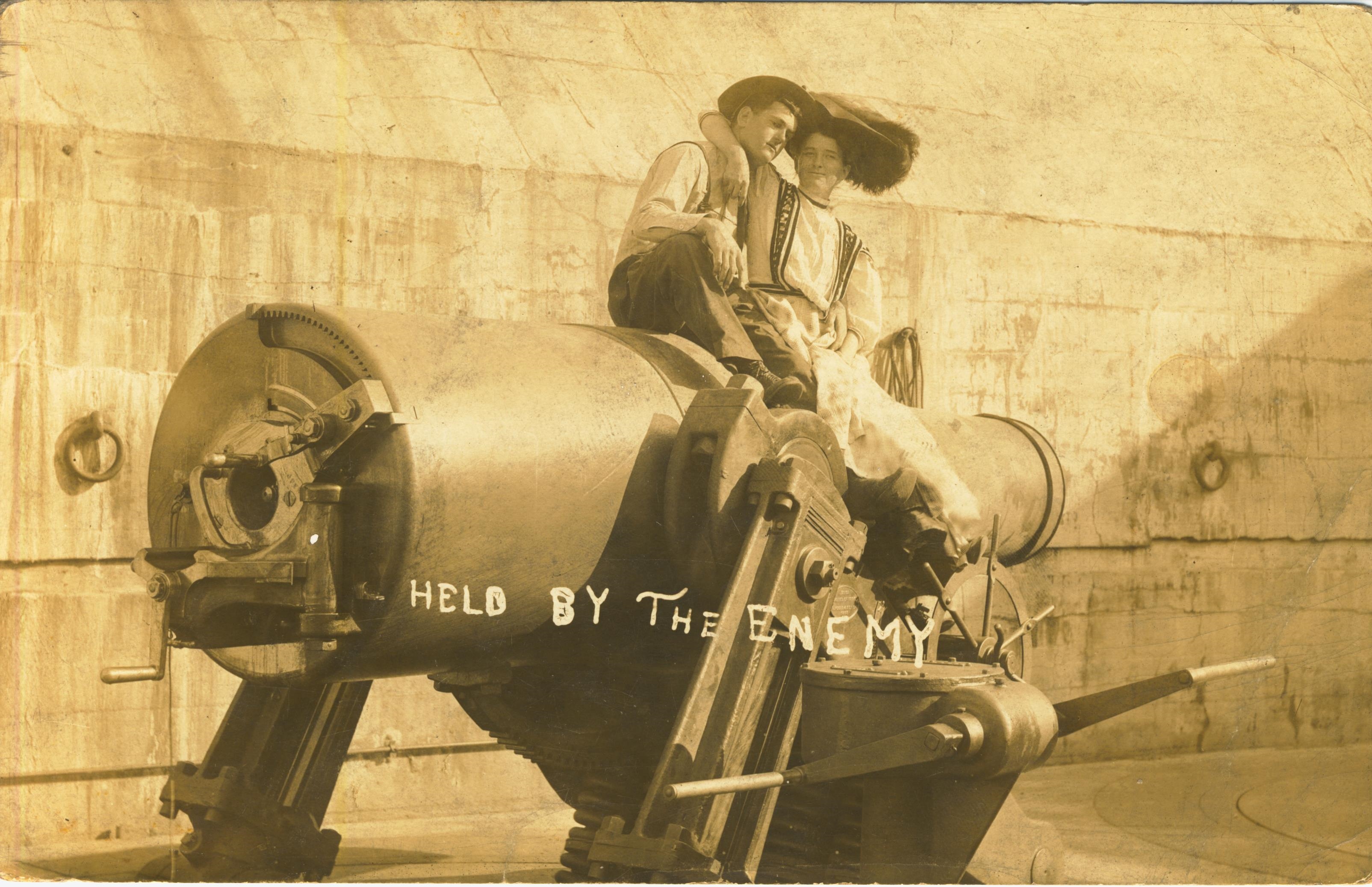 Held by the enemy postmarked Fort BBarrancas FL Jan 9 1910
