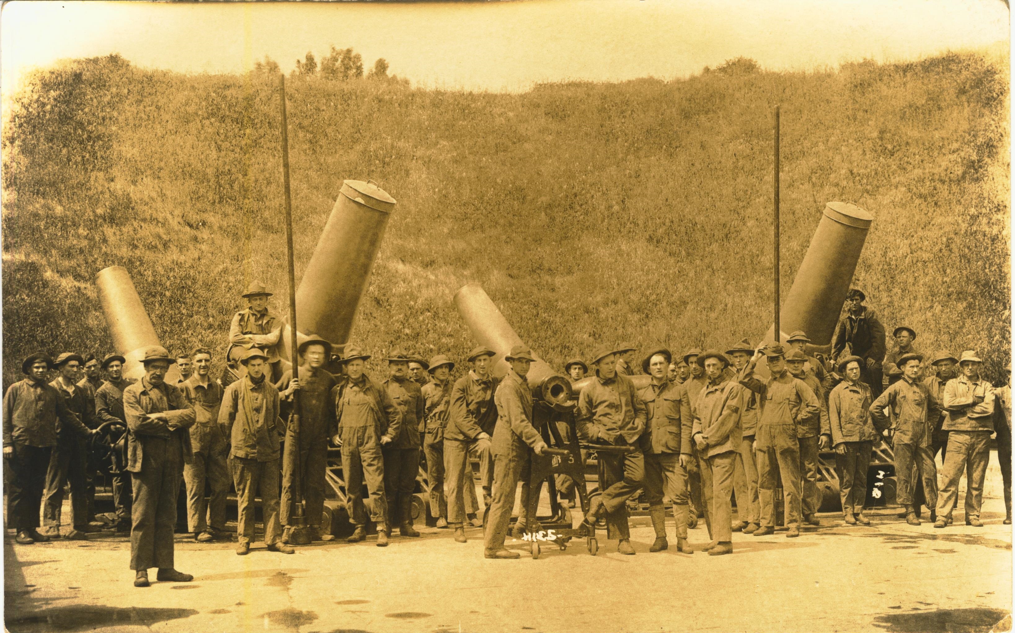 Mortar and crew