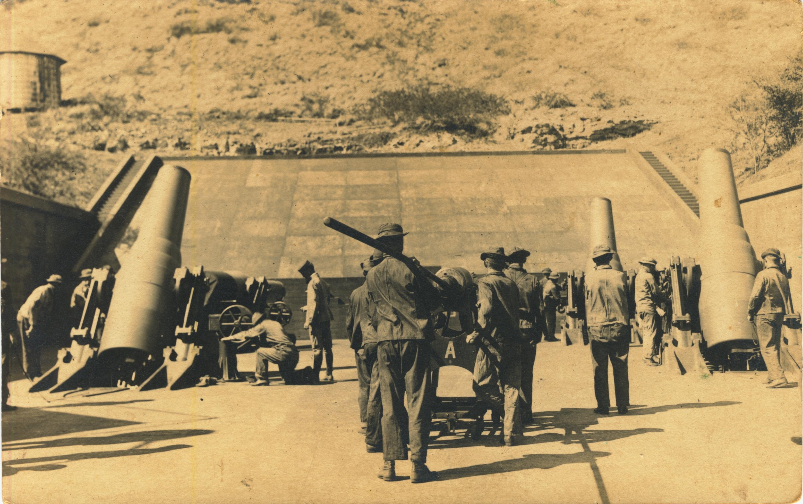 bask states large mortars of Fort Ruger