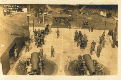 112th Co. Pit at Fort Monroe VA Sept 1913 photo by W. B. Nichols Studio Delaware City Del