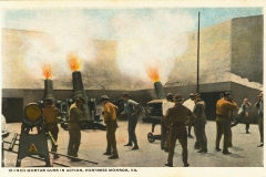 12 inch mortars in action Fort Monroe VA 1