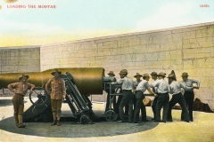 Loading the mortar