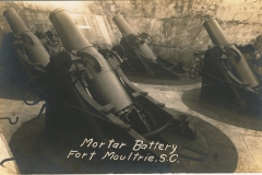 Mortar battery Fort Moultrie SC mailed from 144 Co CAC