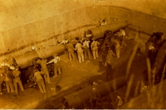 Mortar pit