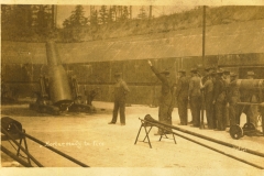 Mortar ready to fire