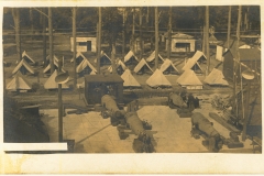 Mortar tubes in pit