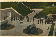 The mortar pit Fort Wright NY