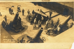 bird's eye view of mortar pit