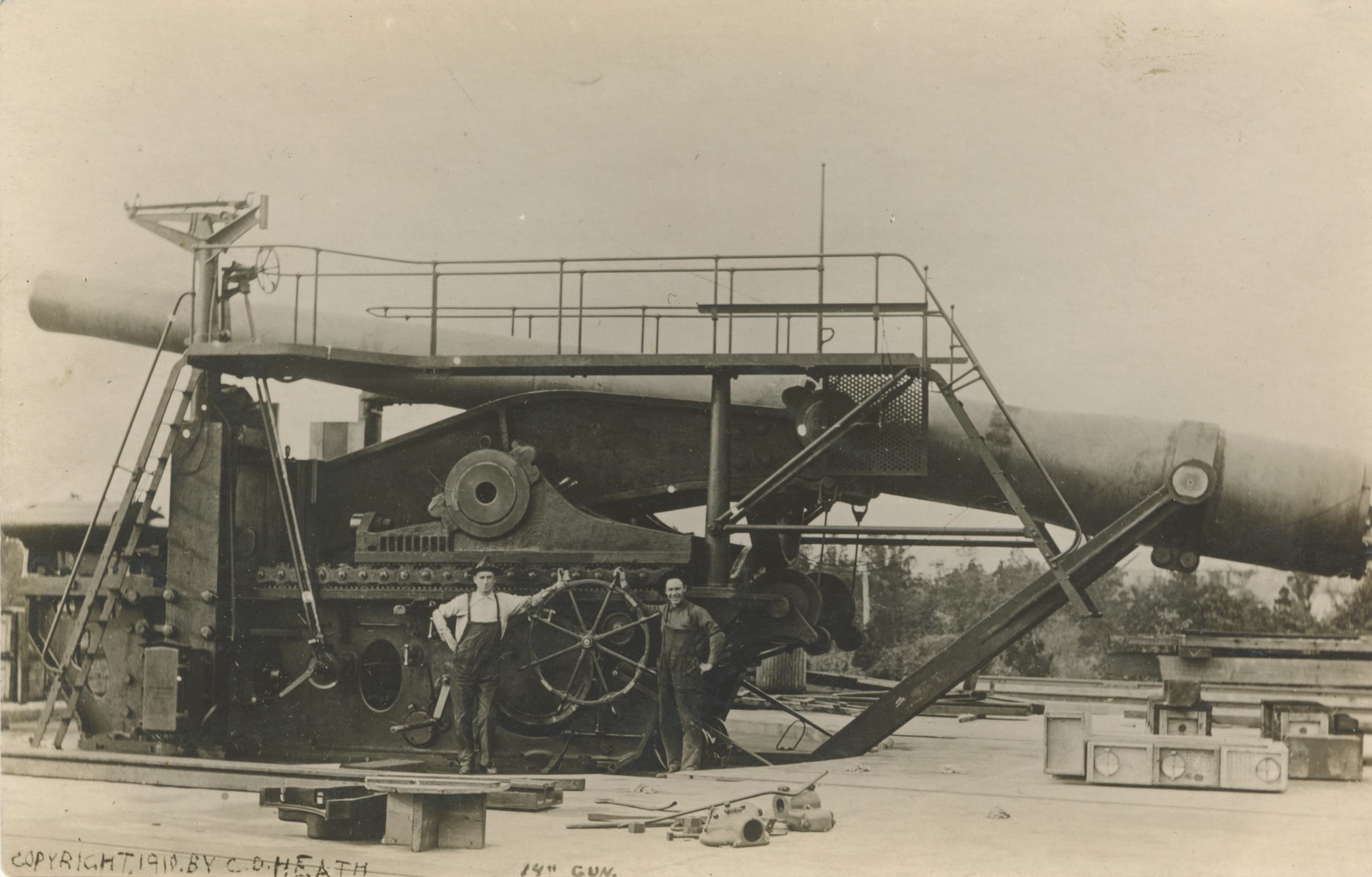 14 inch gun 1910