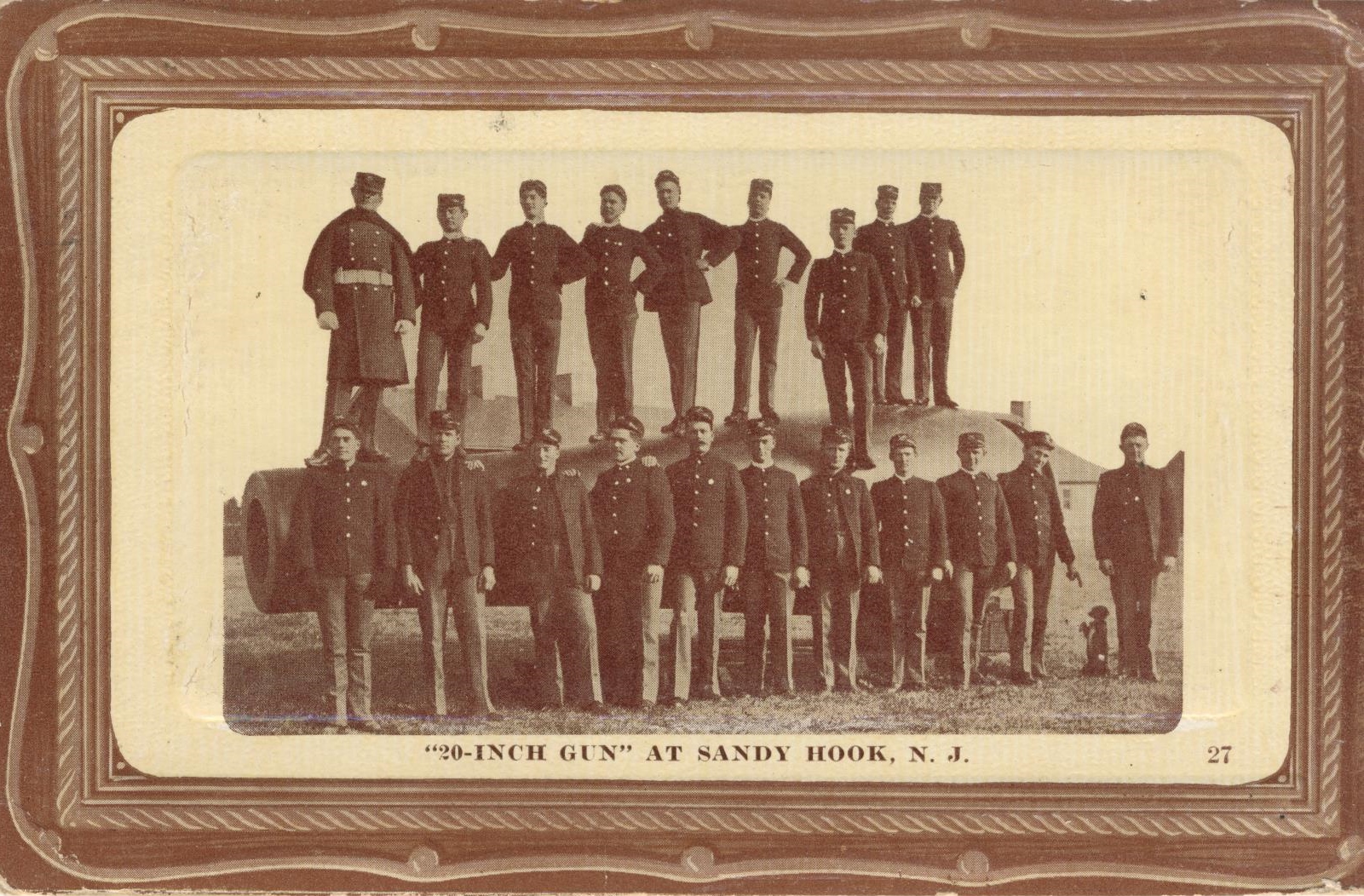 20 inch gun at Sandy Hook NJ PM Aug 28 1911