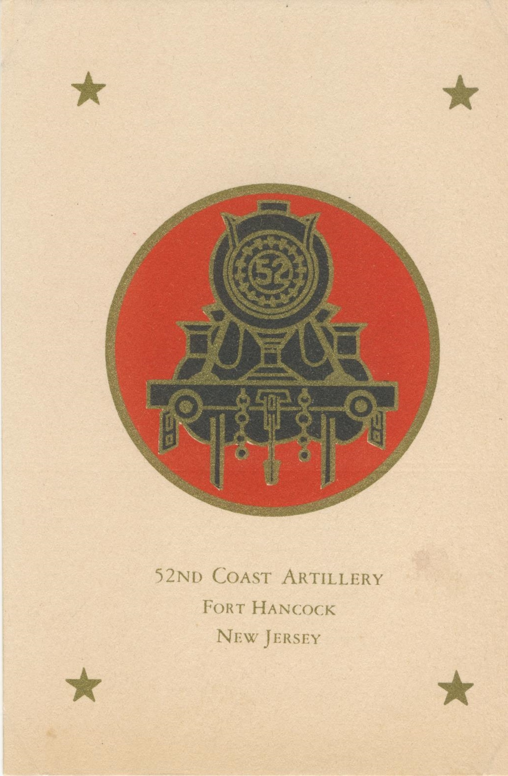 52nd Coast Artillery front