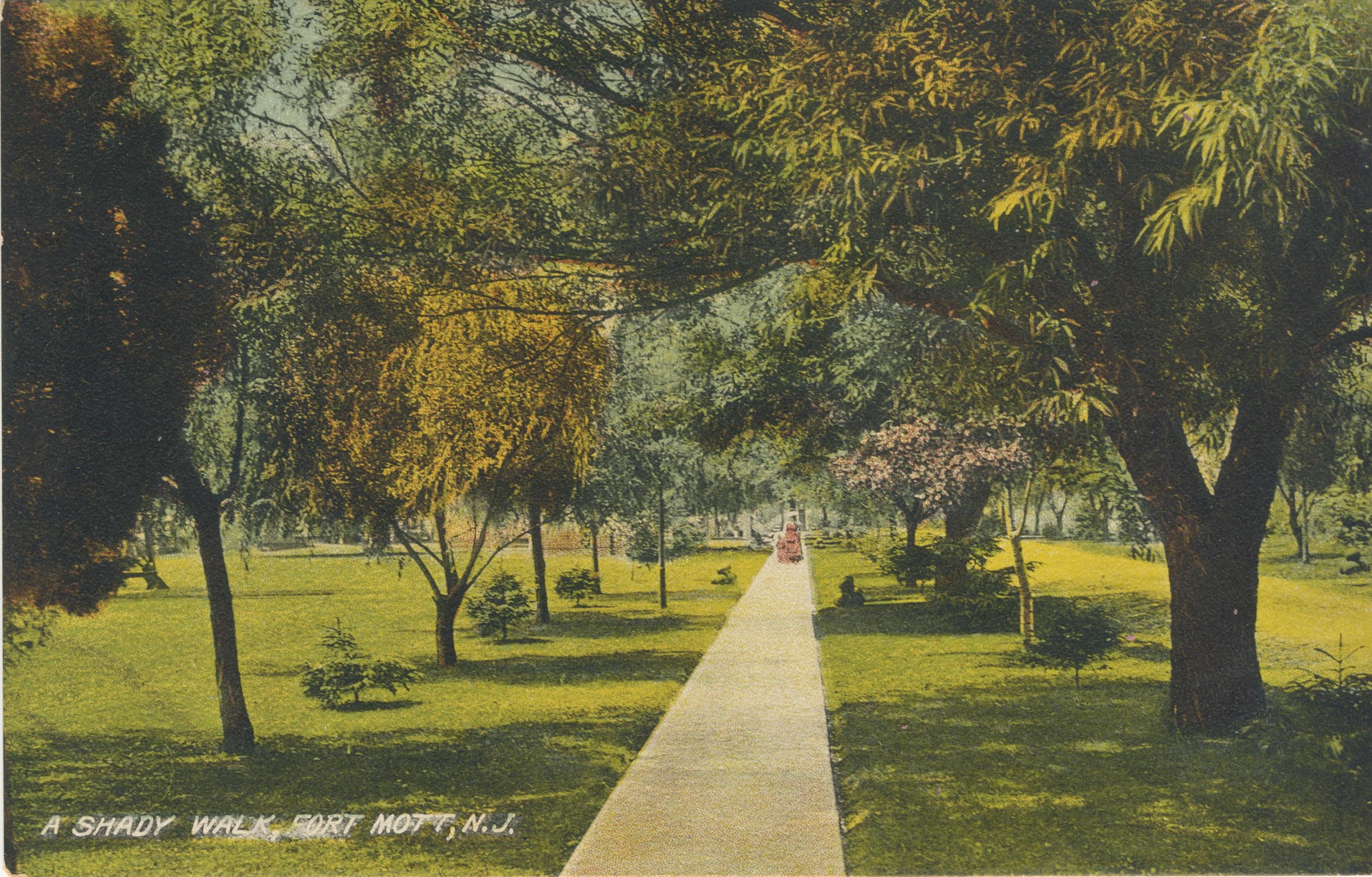A shady walk Fort Mott