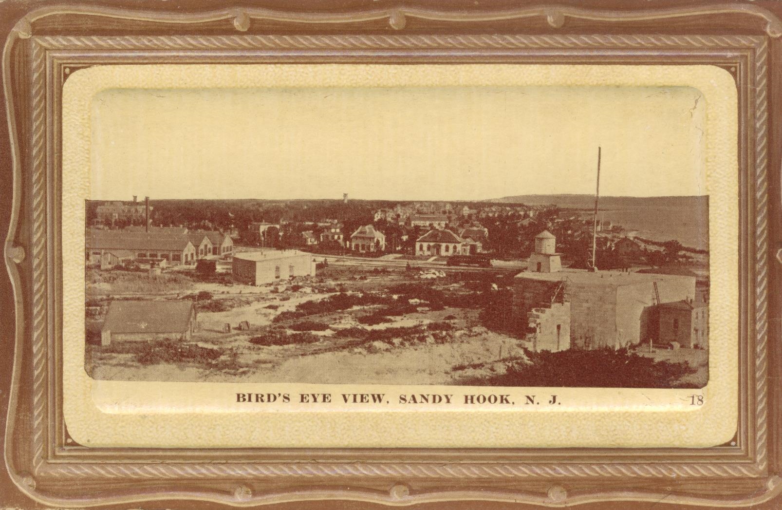 Birds eye view Sandy Hook NJ