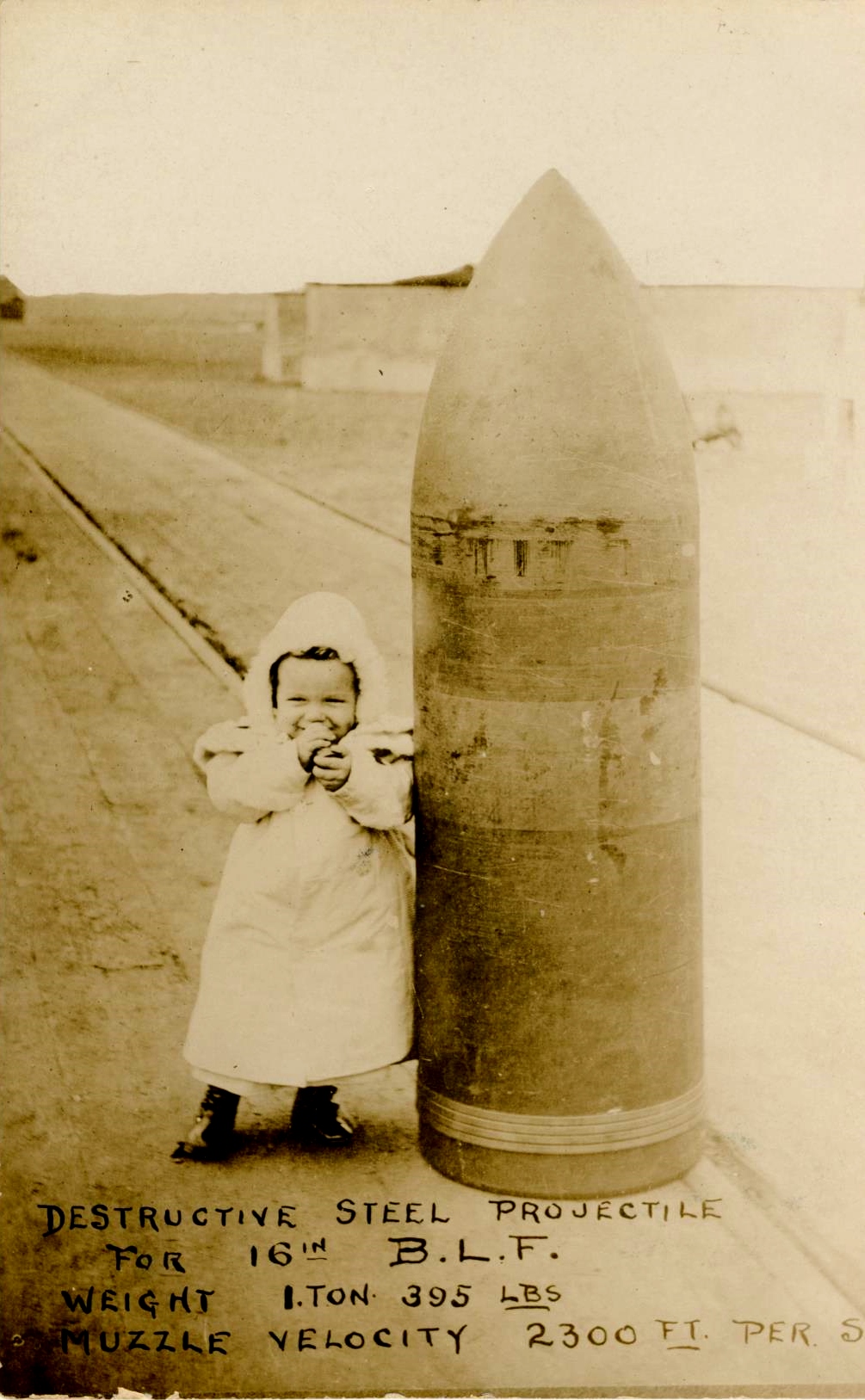 Destructive Steel Projectile for 16 inch B L F