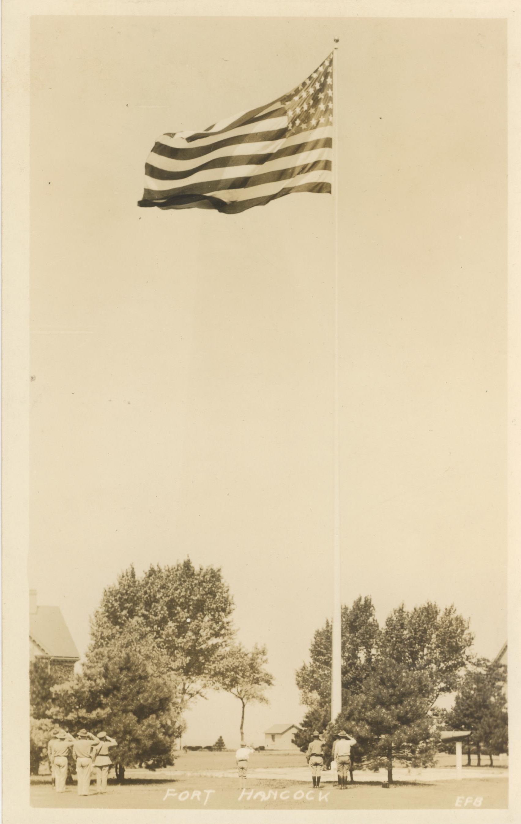 Flag Fort Hancock
