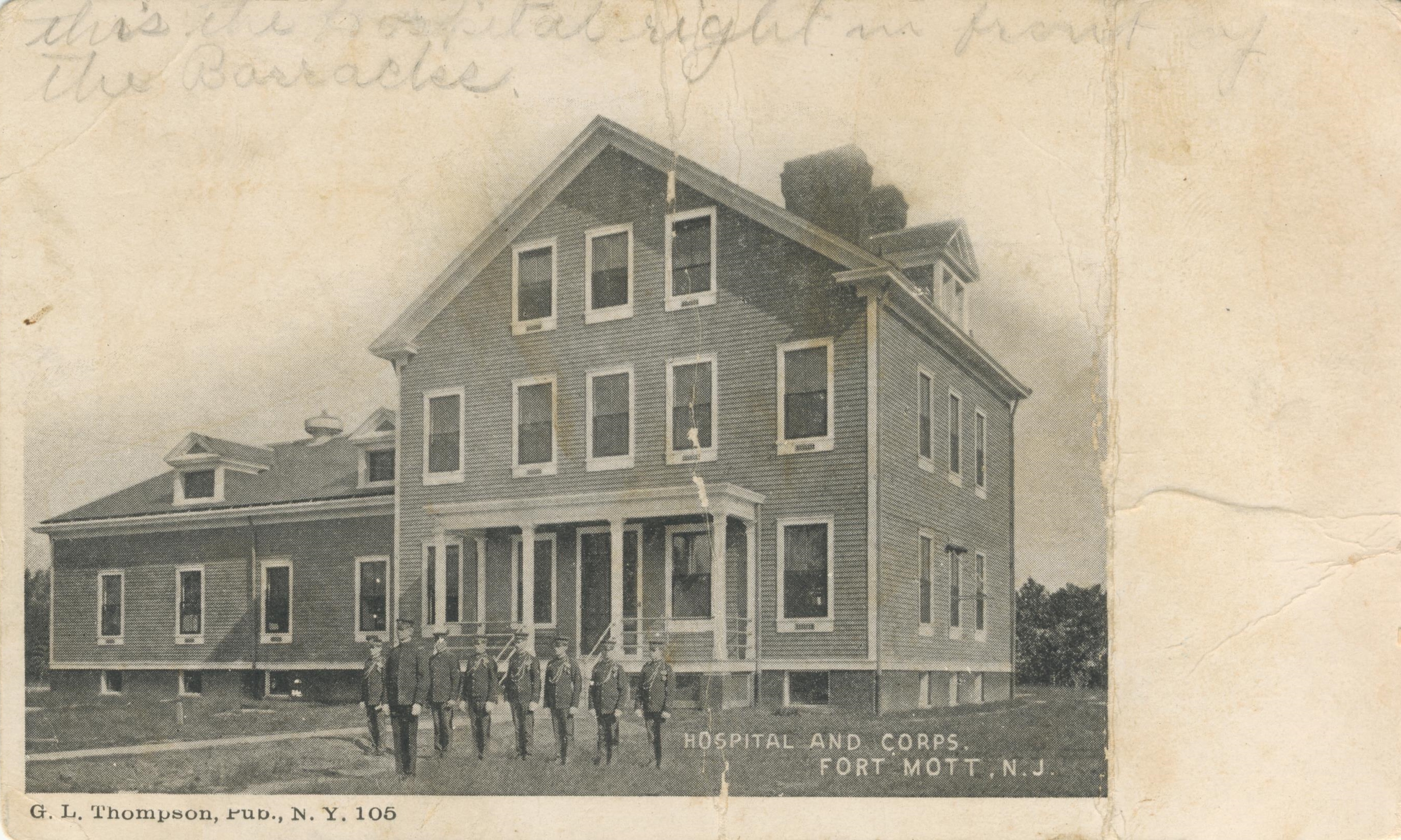 Hospital and Corps Fort Mott