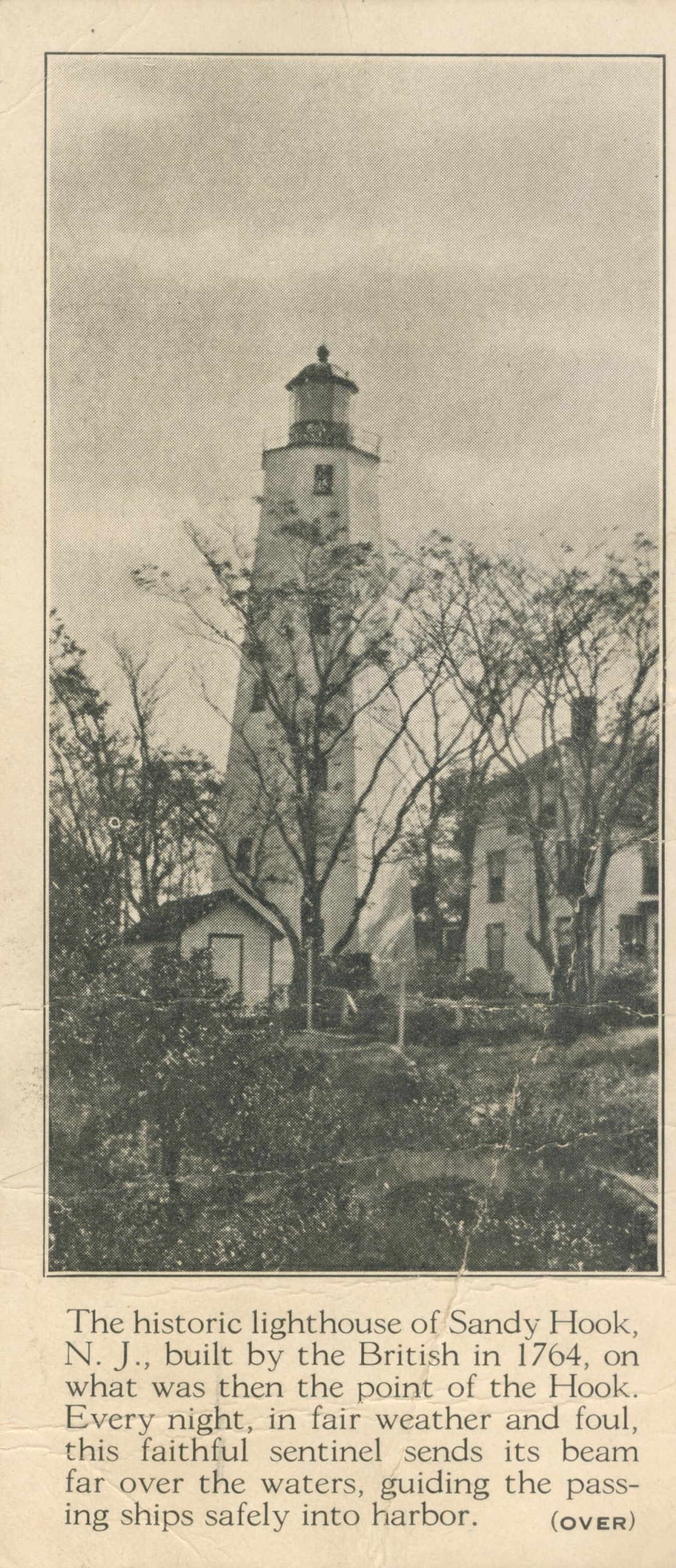 Lighthouse card from YMCA front