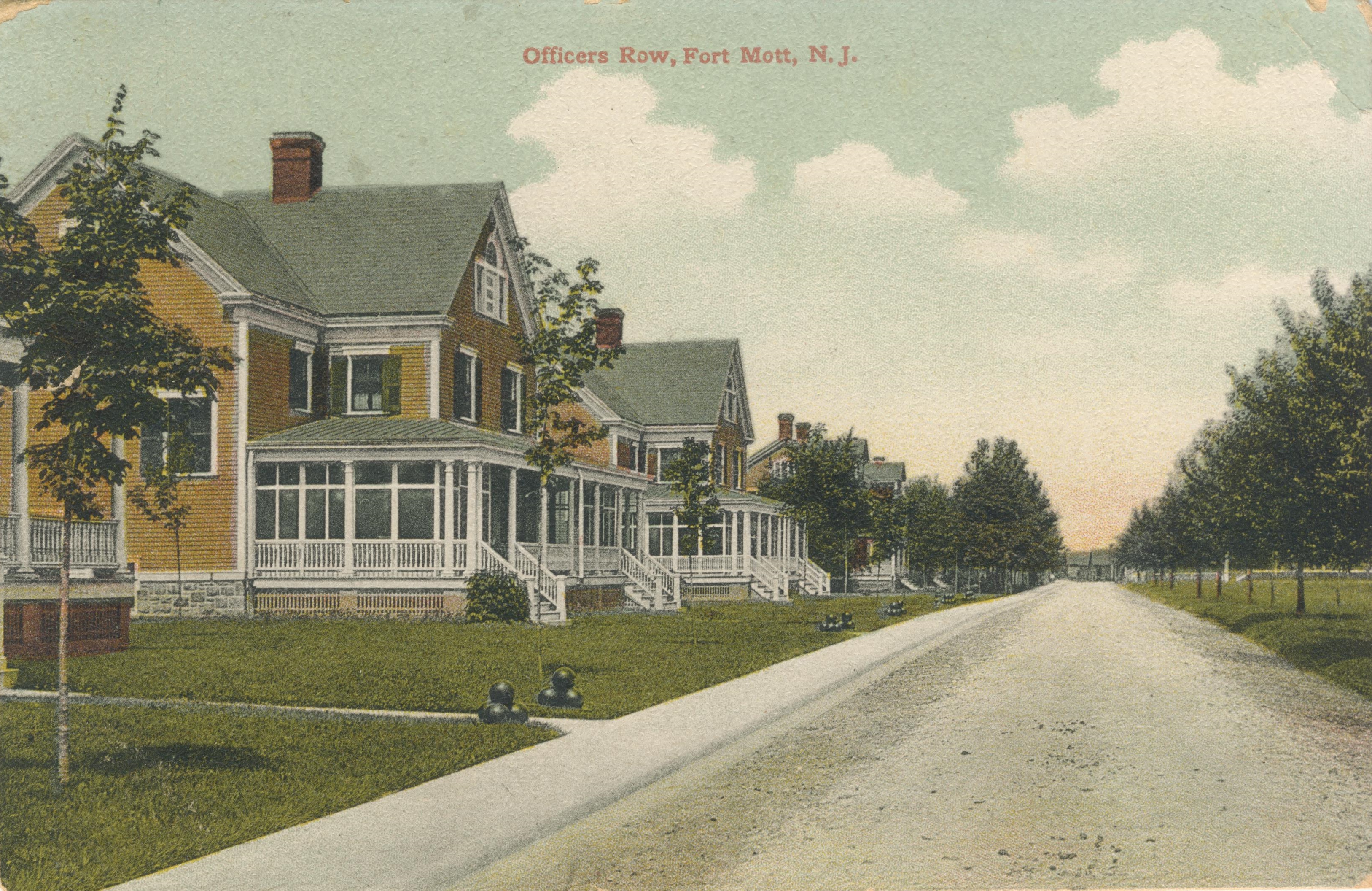 Officers Row Fort Mott