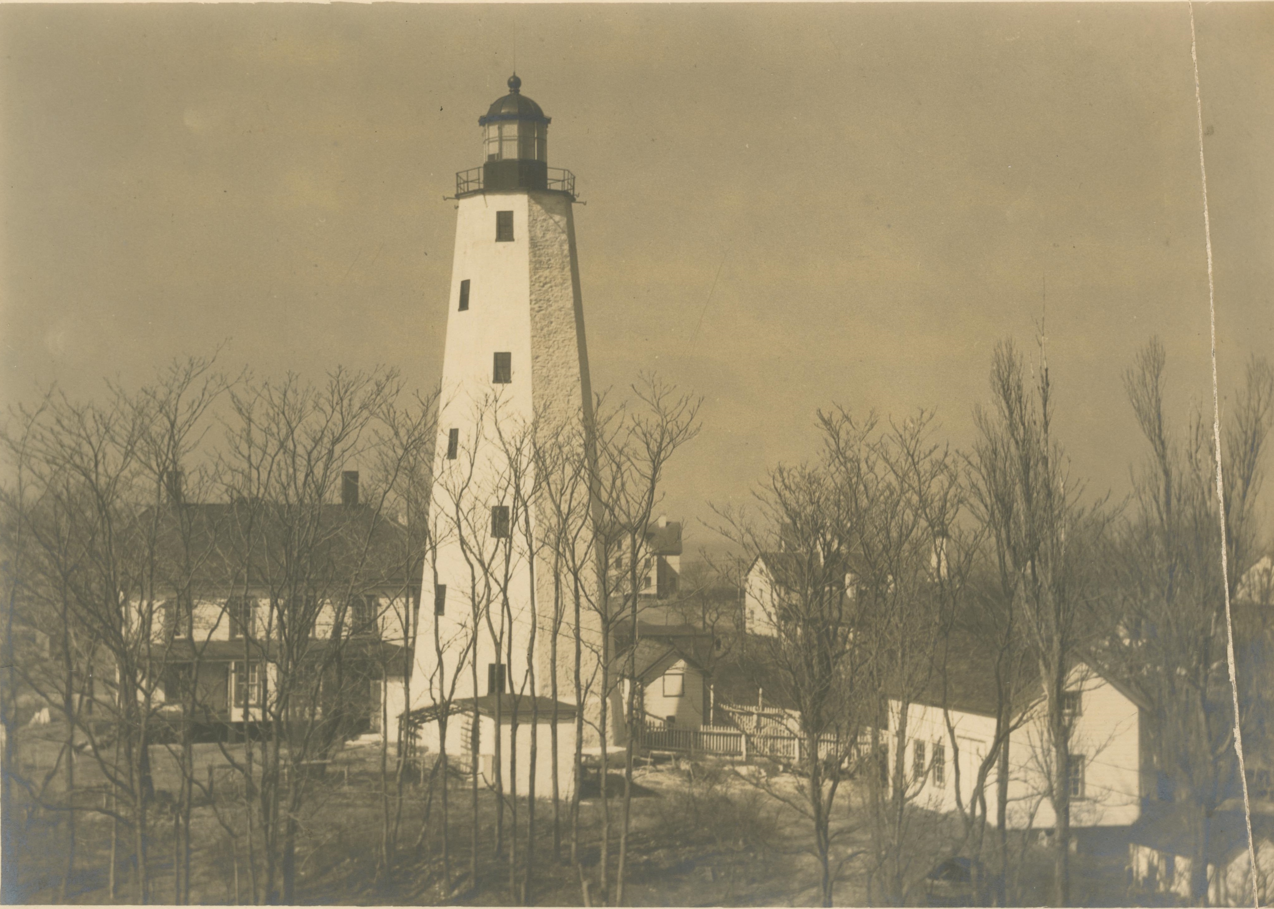 Sandy Hook Light photo taken March 1925 1