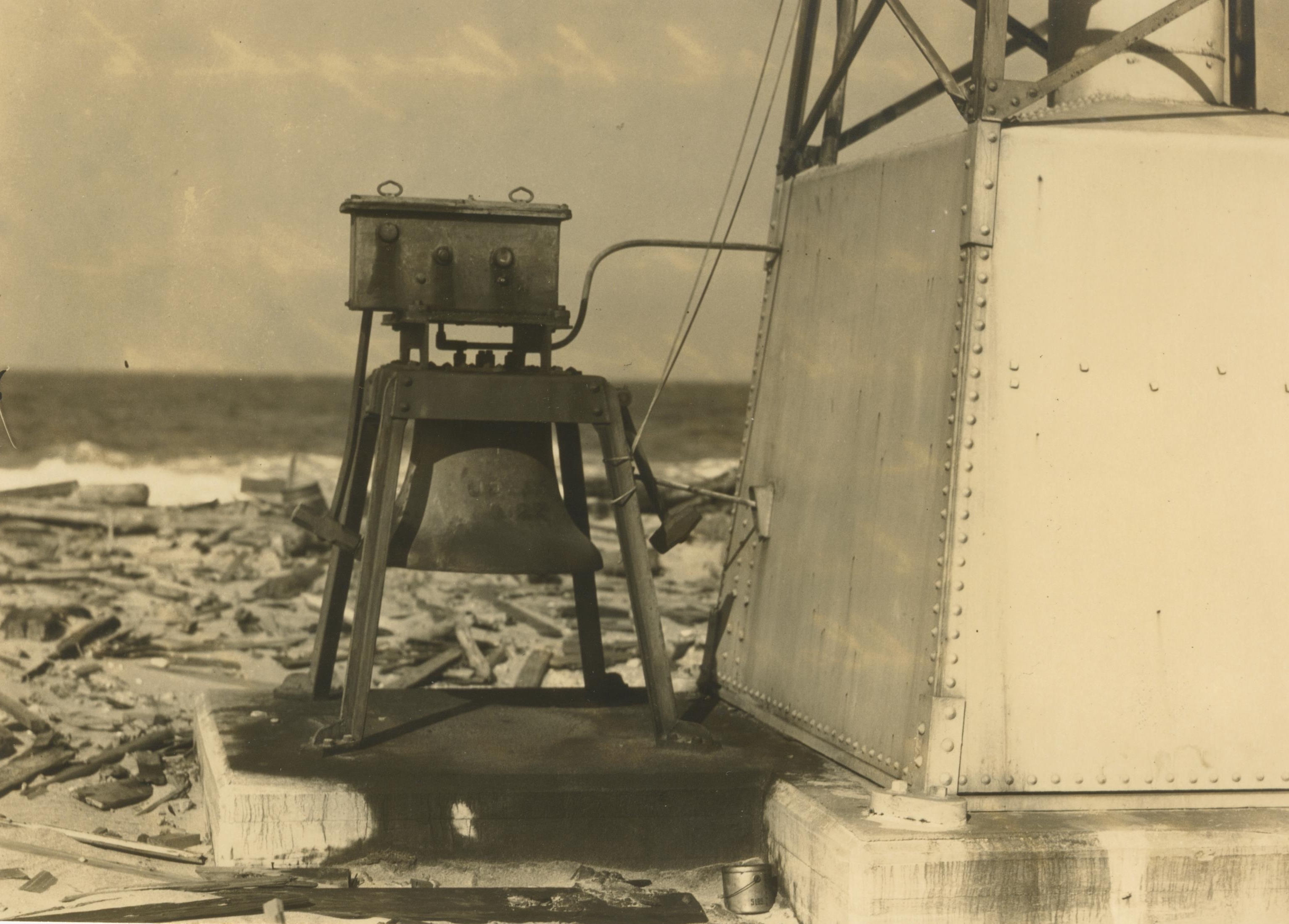 Sandy Hook Point Beacon built Sept 1 1923 photo March 1925 2