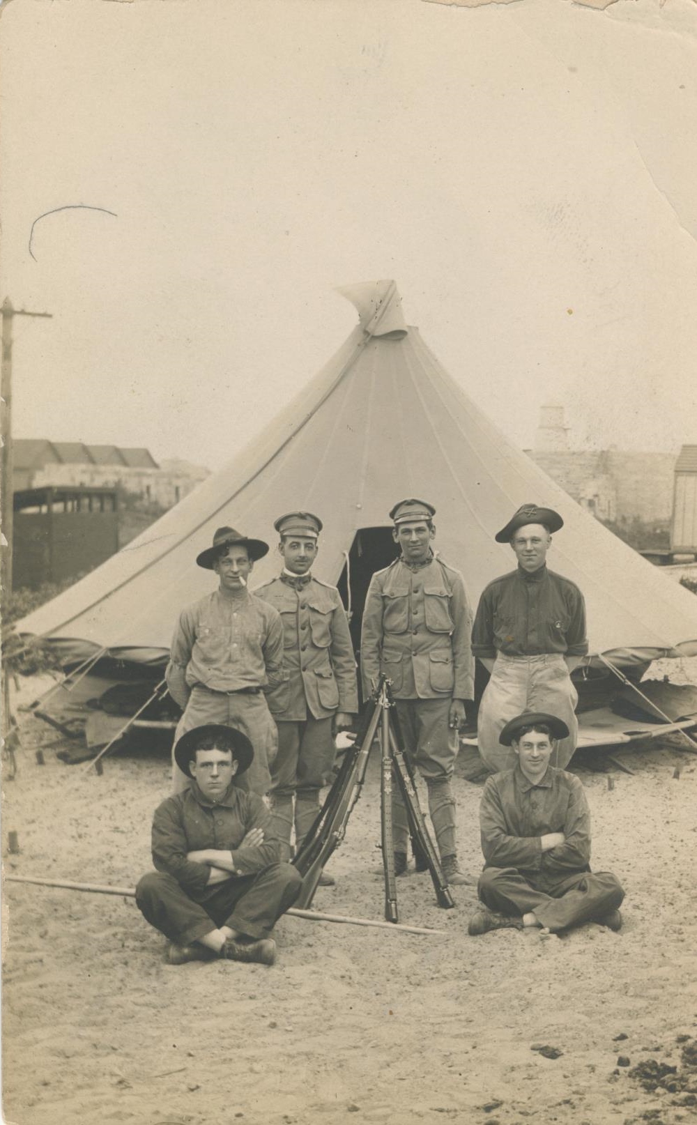Soldiers at camp