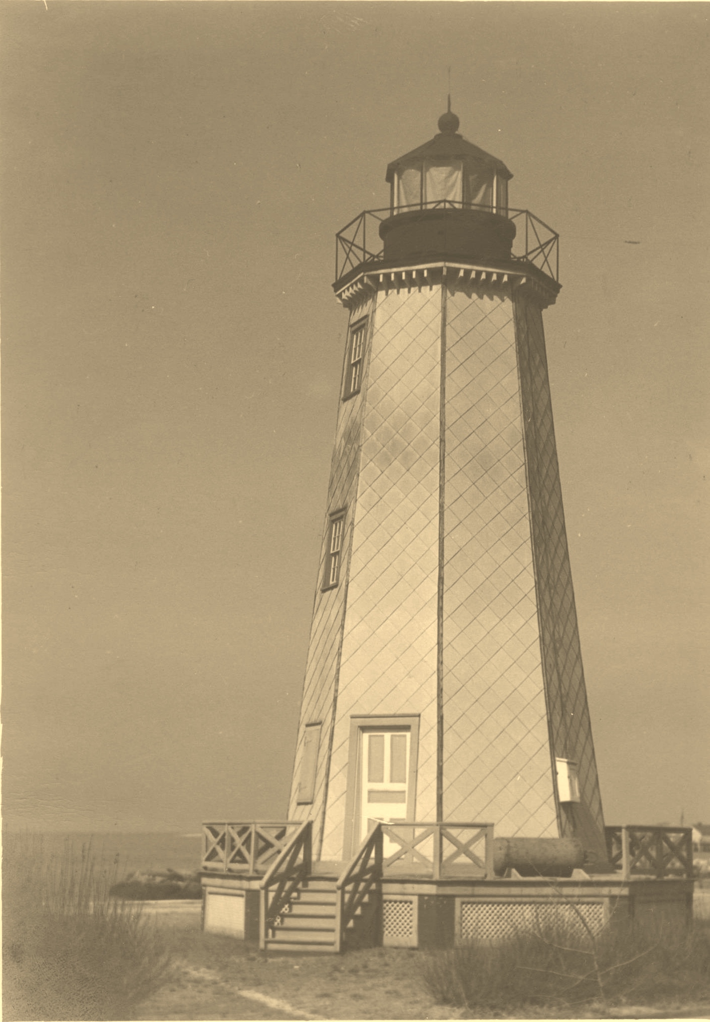 South Hook Beacon Built 1842 rebuilt 1888 decomm Sept 7 1923 photo March 1925