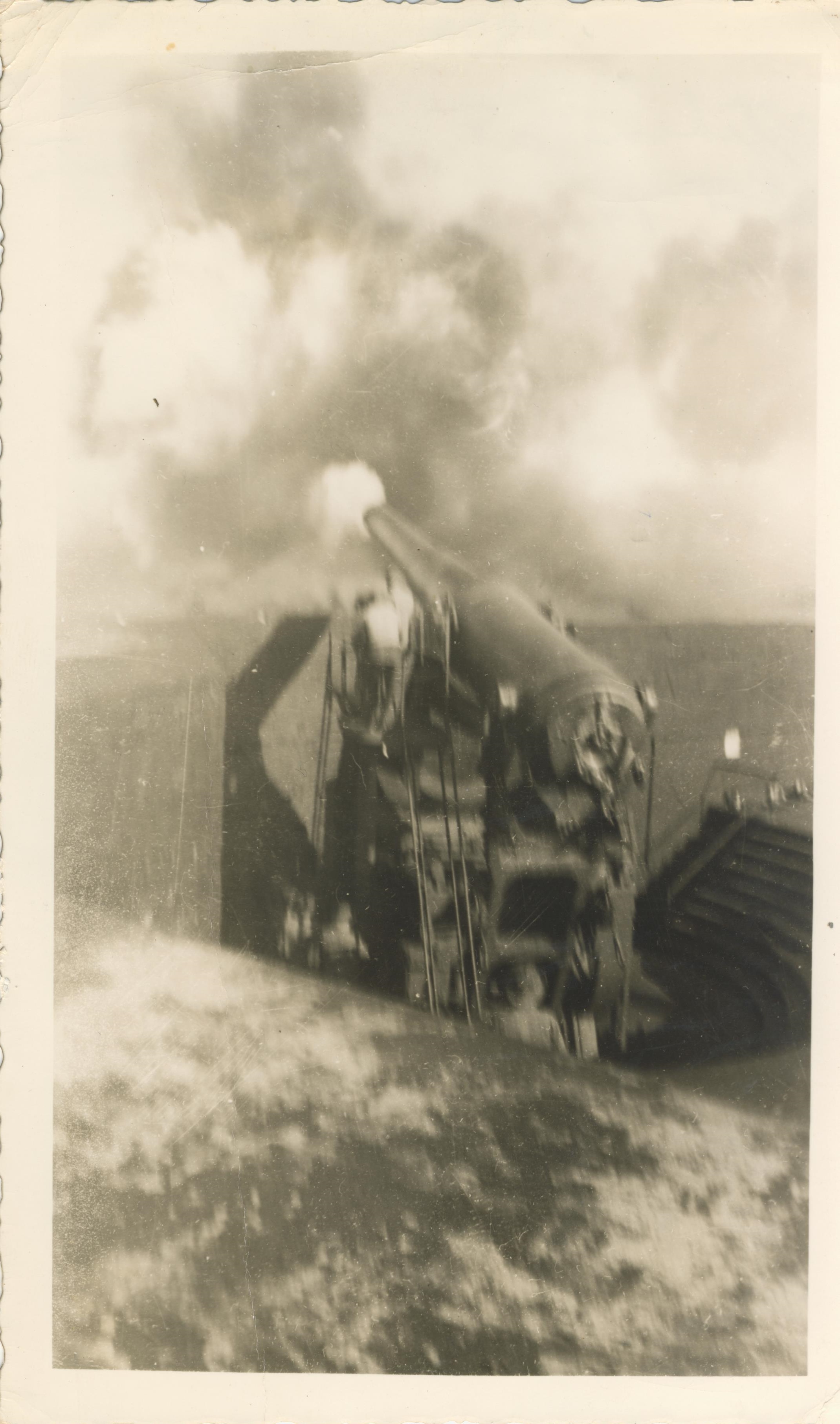 Target Practice Oct 1941 12 inch DC Gun 2