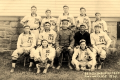 36th Co Baseball Team Fort Mott 1914