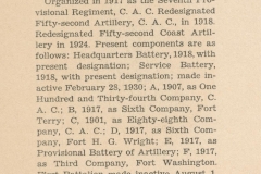 52nd Coast Artillery back
