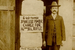 640 pounds smokeless powder for 16 inch B L Rife