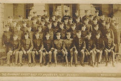 76th Company Coast Artillery Fort Hancock NJ Jan 1910