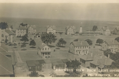 Birds eye view from lighthouse