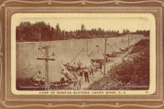 Camp at Mortar Battery Sandy hook NJ