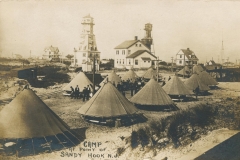 Camp at point of Sandy Hook