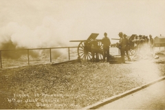 Firing 15 pounder 4th of July Salute Sandy Hook NJ