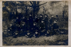 On the Firing Line 137th Co Coast Artillery Dec 1908