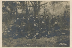 On the Firing Line 137th Co Fort Hancock Dec 1908