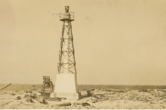 Sandy Hook Point Beacon built Sept 1 1923 photo March 1925 1