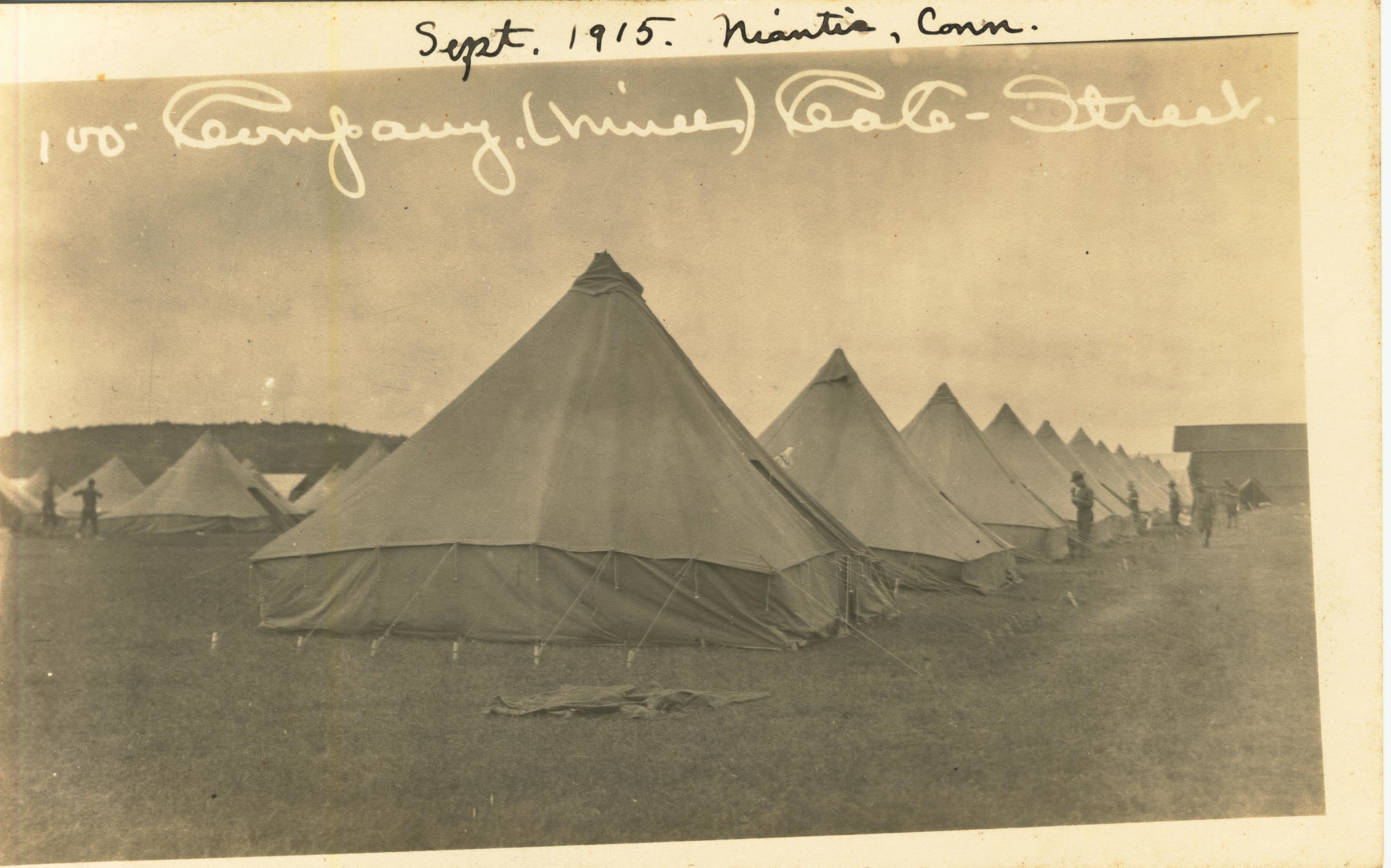 100 Company Mine C.A.C. Sept 1915 Niantic Conn from collection of Guy Bennett Boyd