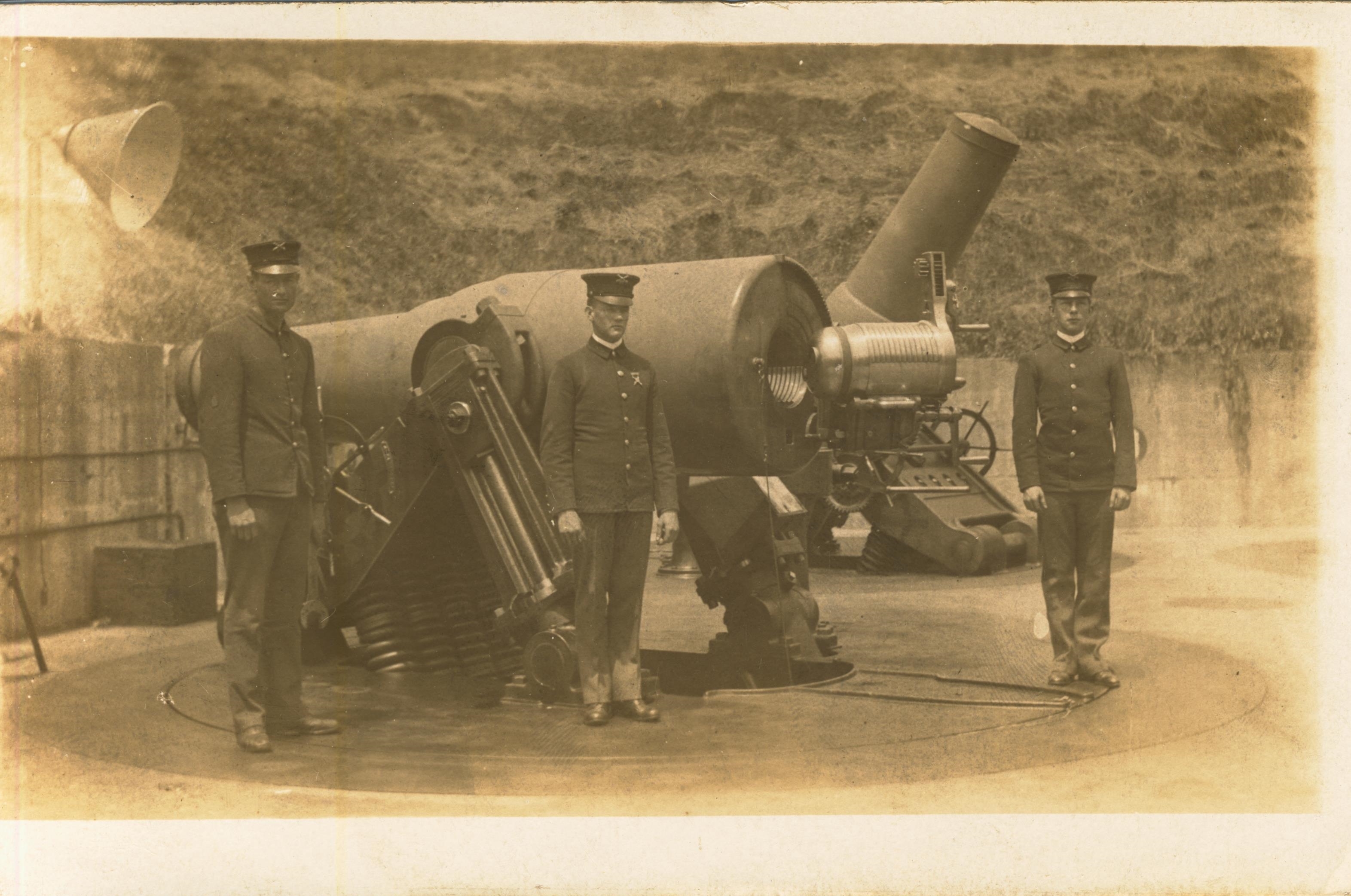12 Inch Mortars postmarked Fort Totten NY