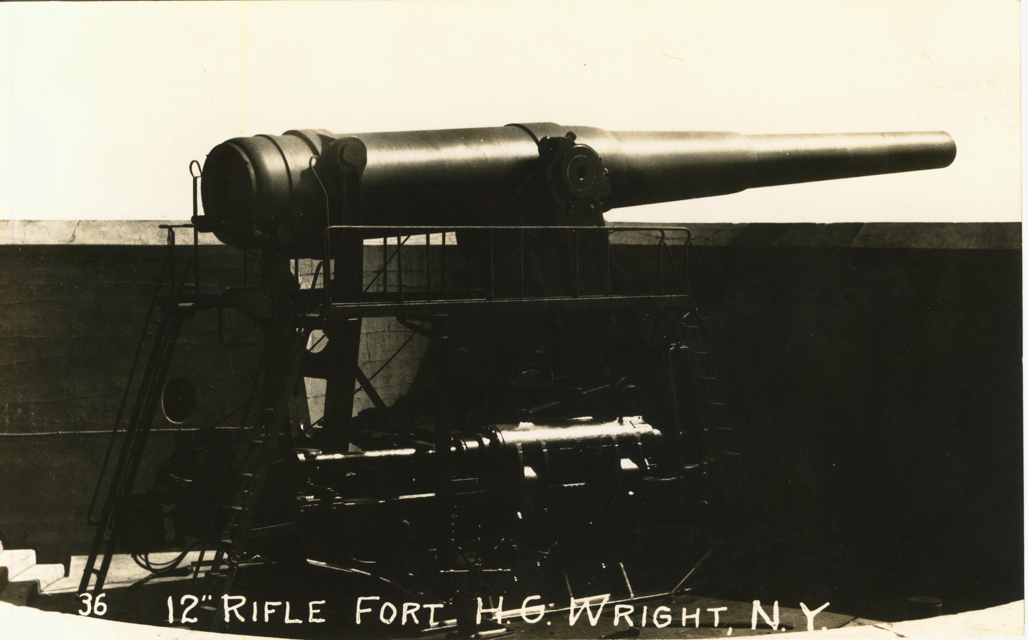 12 inch Rifle Fort H. G. Wright NY