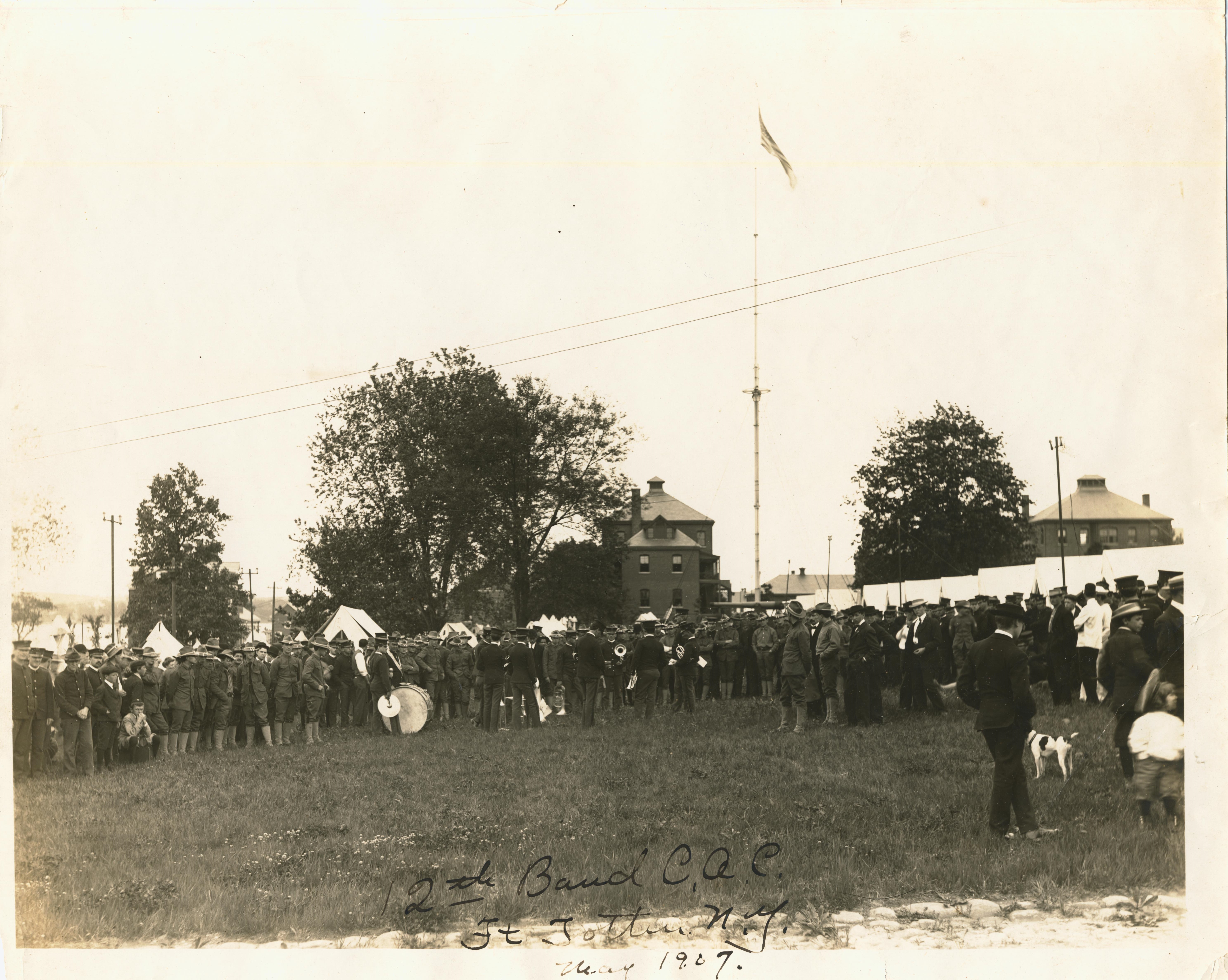 12th Bancd C.A.C. Fort Totten NY May 1907