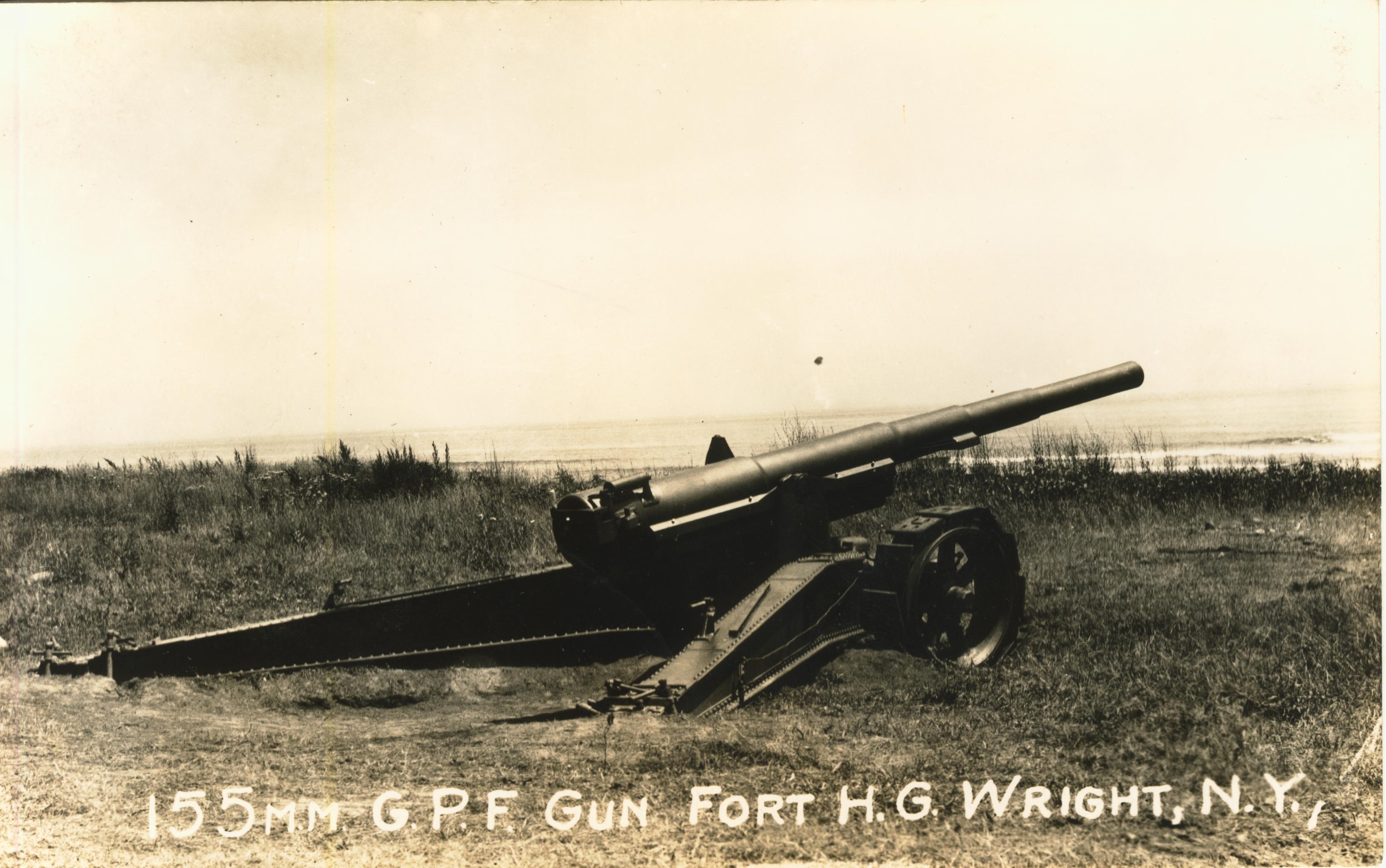 155 MM G. P. F. Gun Fort H. G. Wright NY
