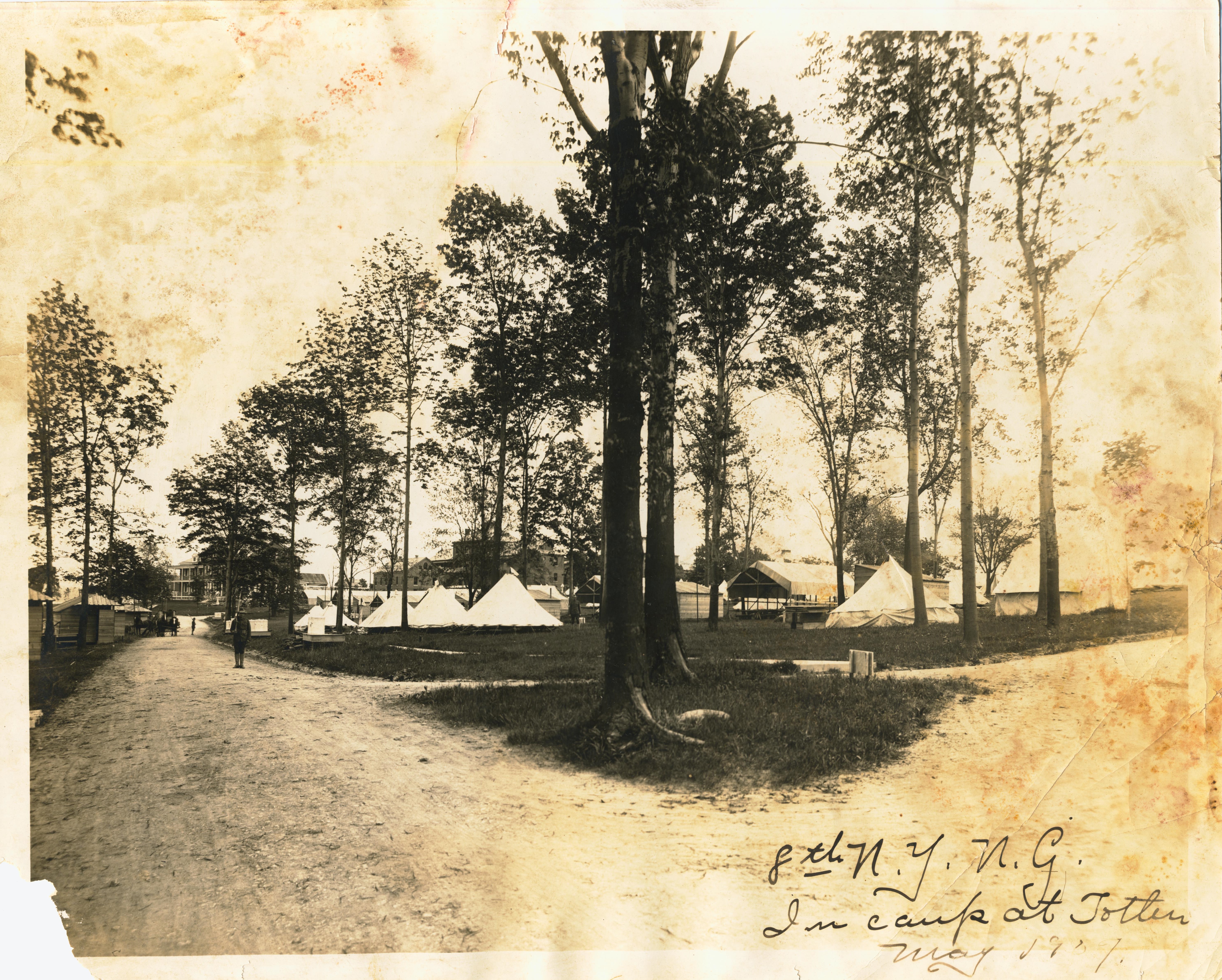 8th NY N.G. in camp Fort Totten May 1907